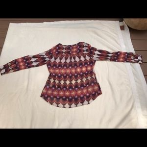 Ecru button down blouse